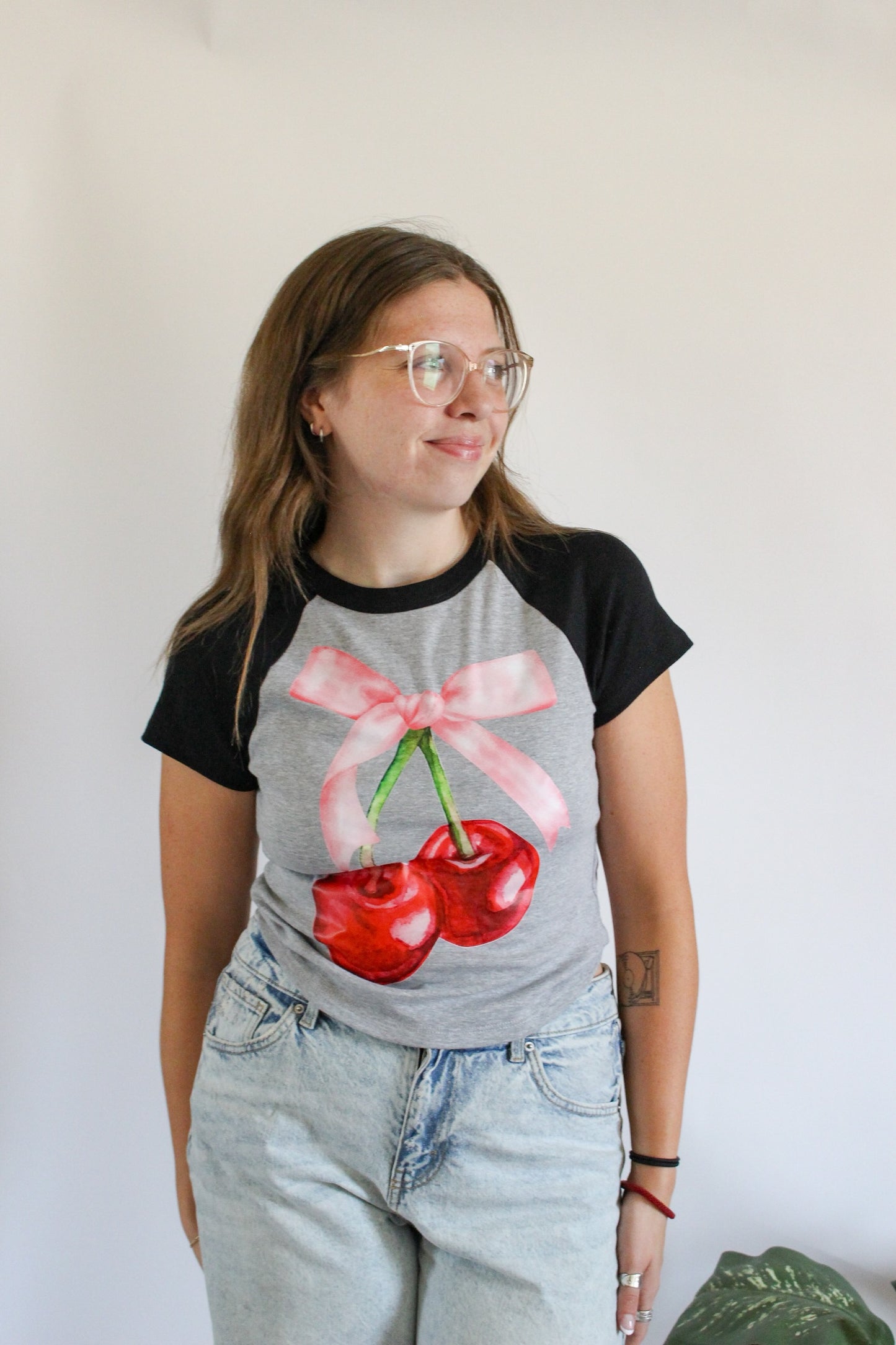 Coquette Cherry Baby Tee