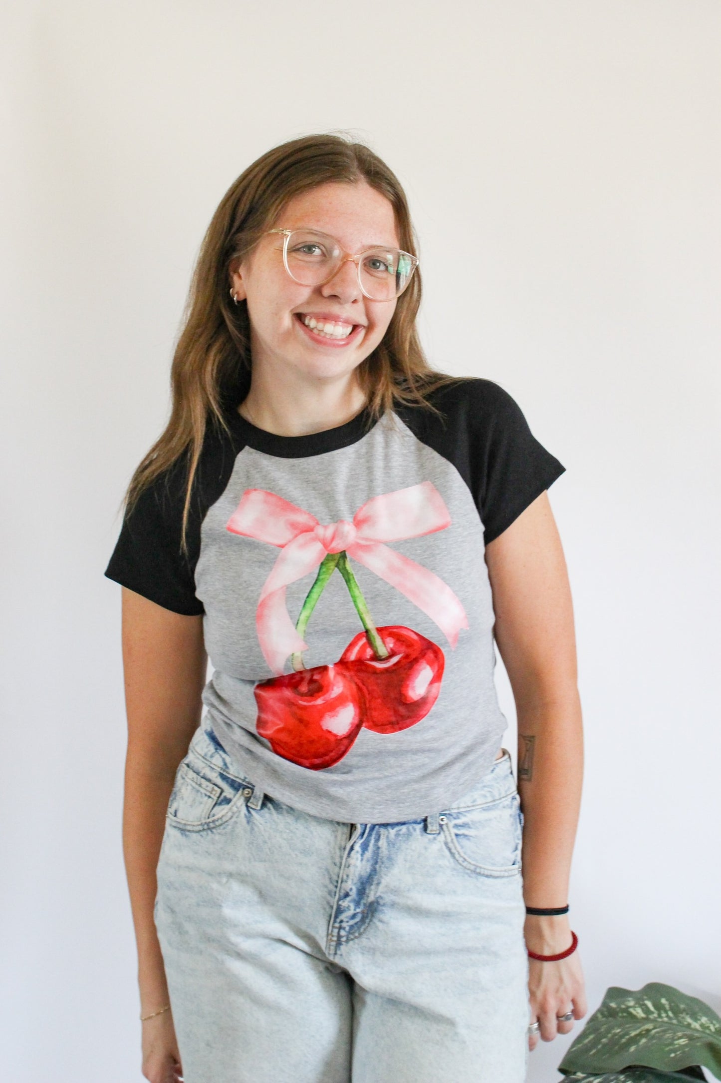 Coquette Cherry Baby Tee