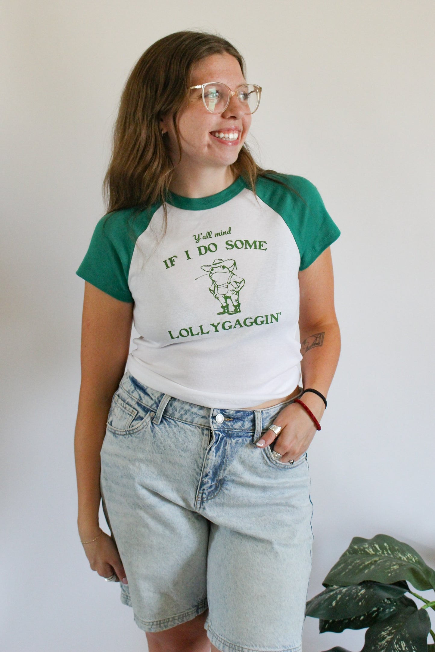 Y'all Mind If I Do Some Lollygaggin Baby Tee