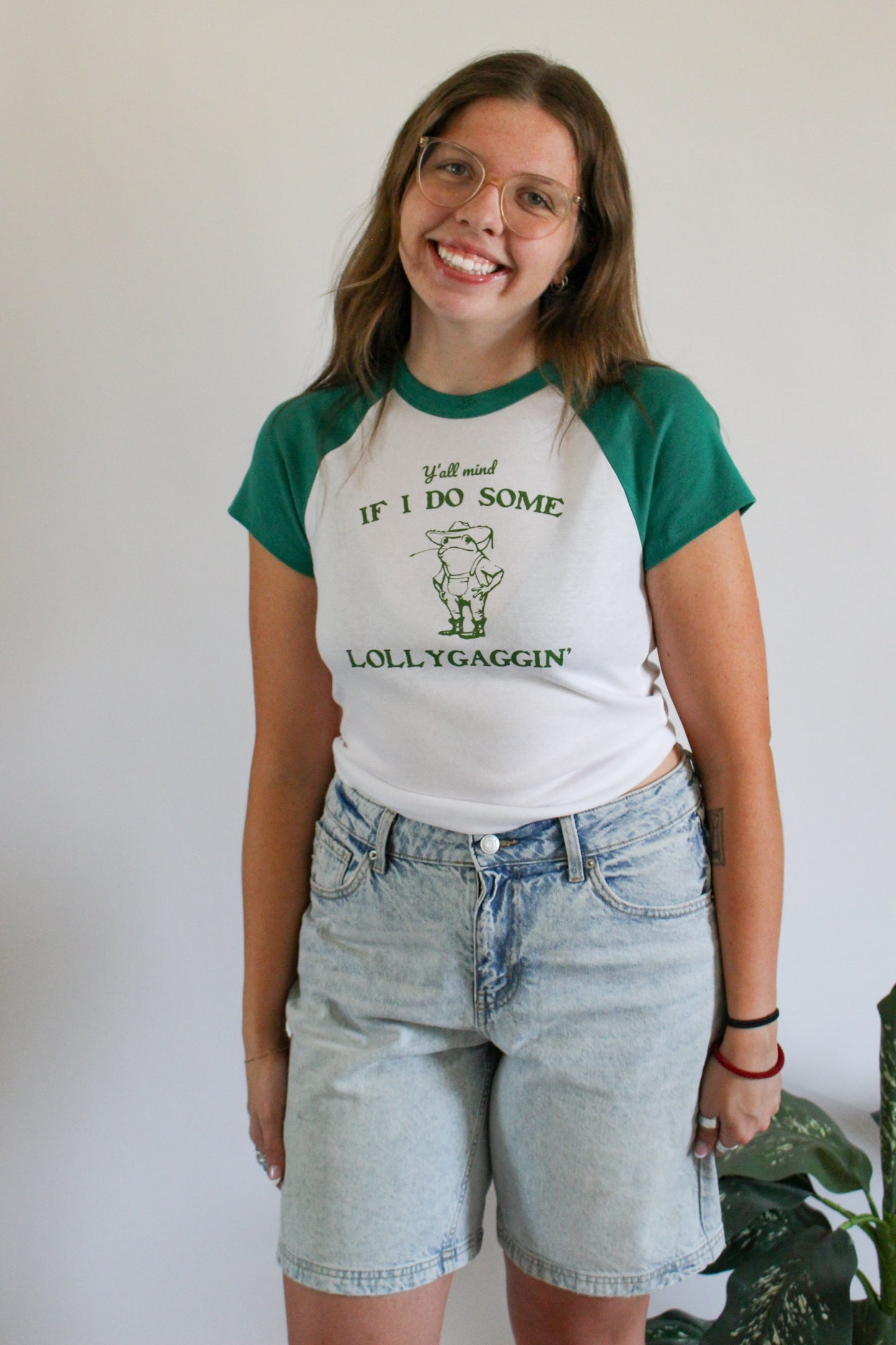 Y'all Mind If I Do Some Lollygaggin Baby Tee
