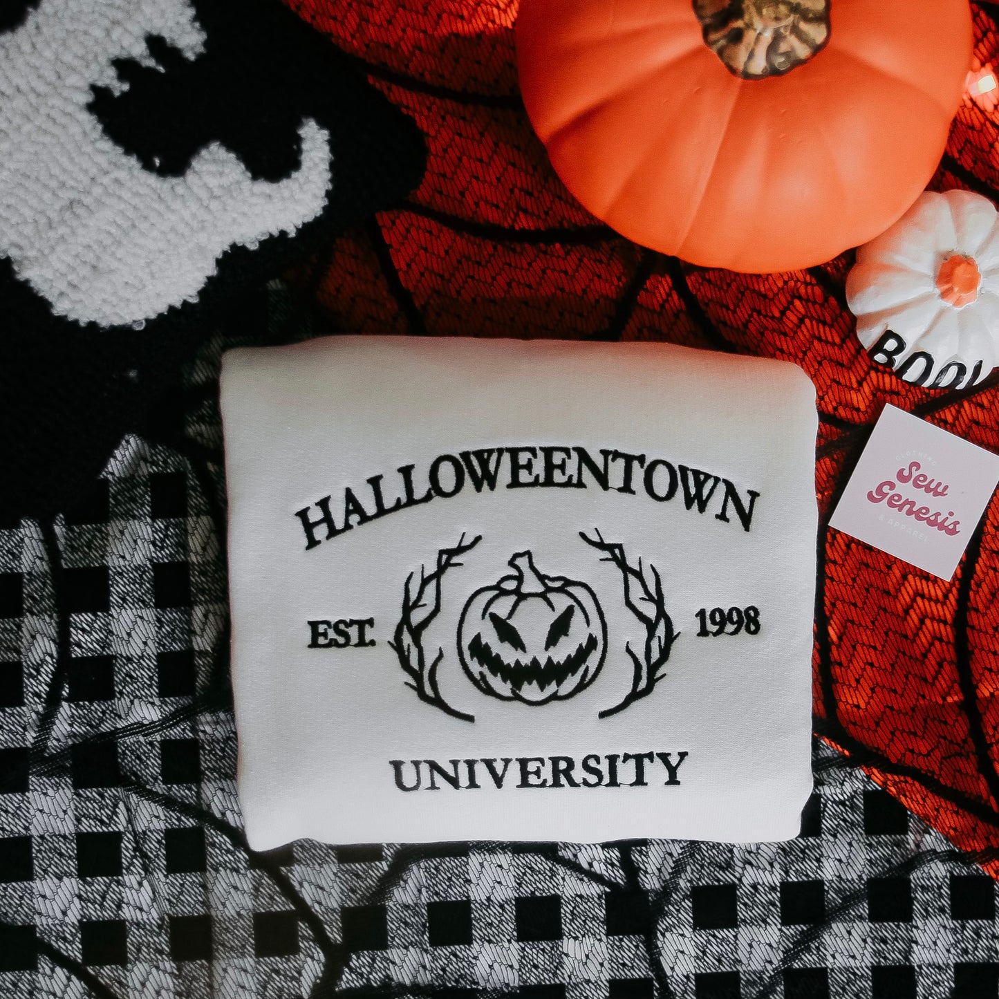 Halloweentown Embroidered Crewneck