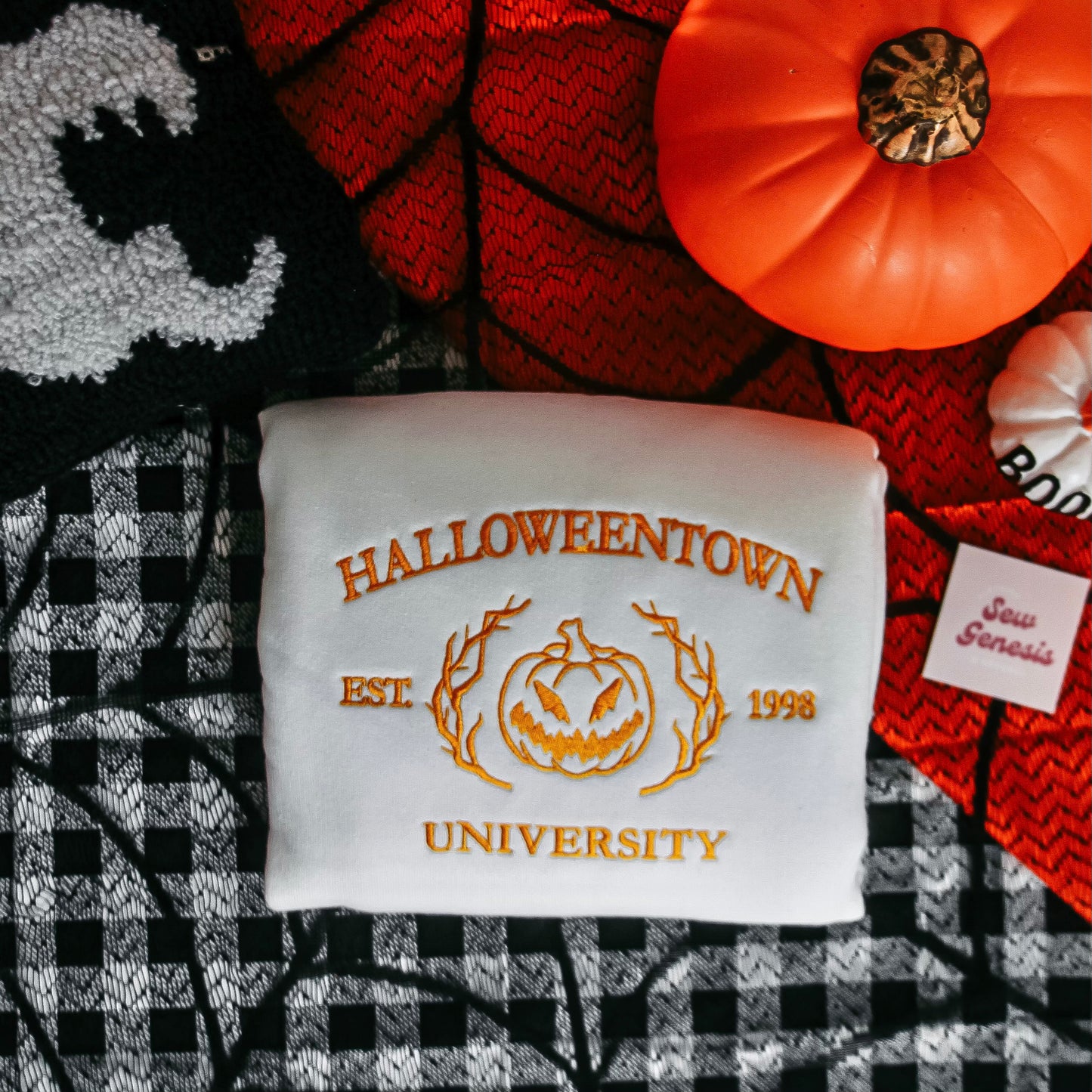 Halloweentown Embroidered Crewneck