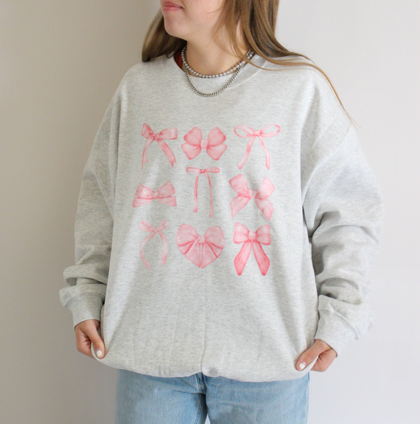 Coquette Bow Crewneck