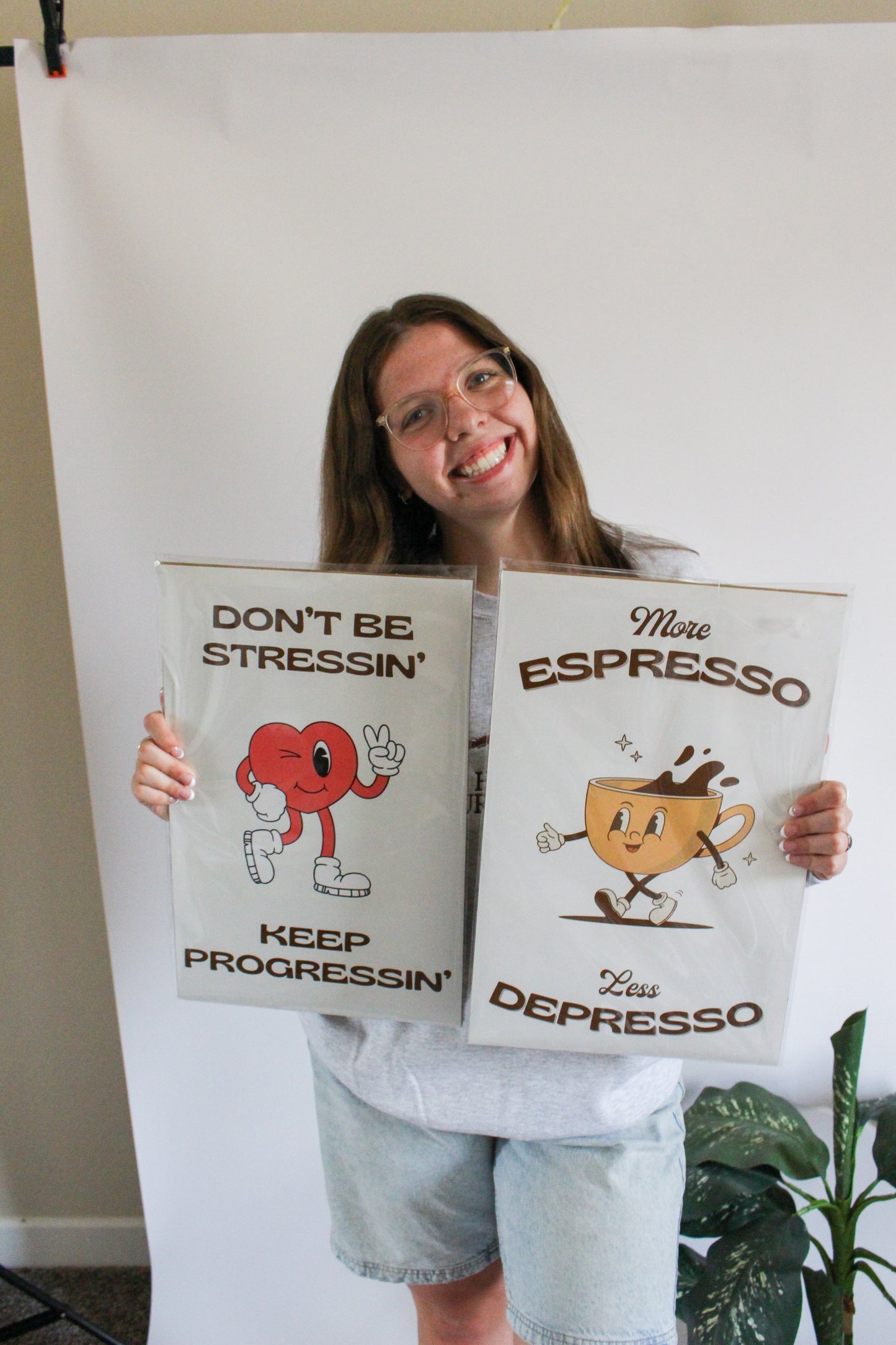 Don't Be Stressin' Keep Progressin' Poster