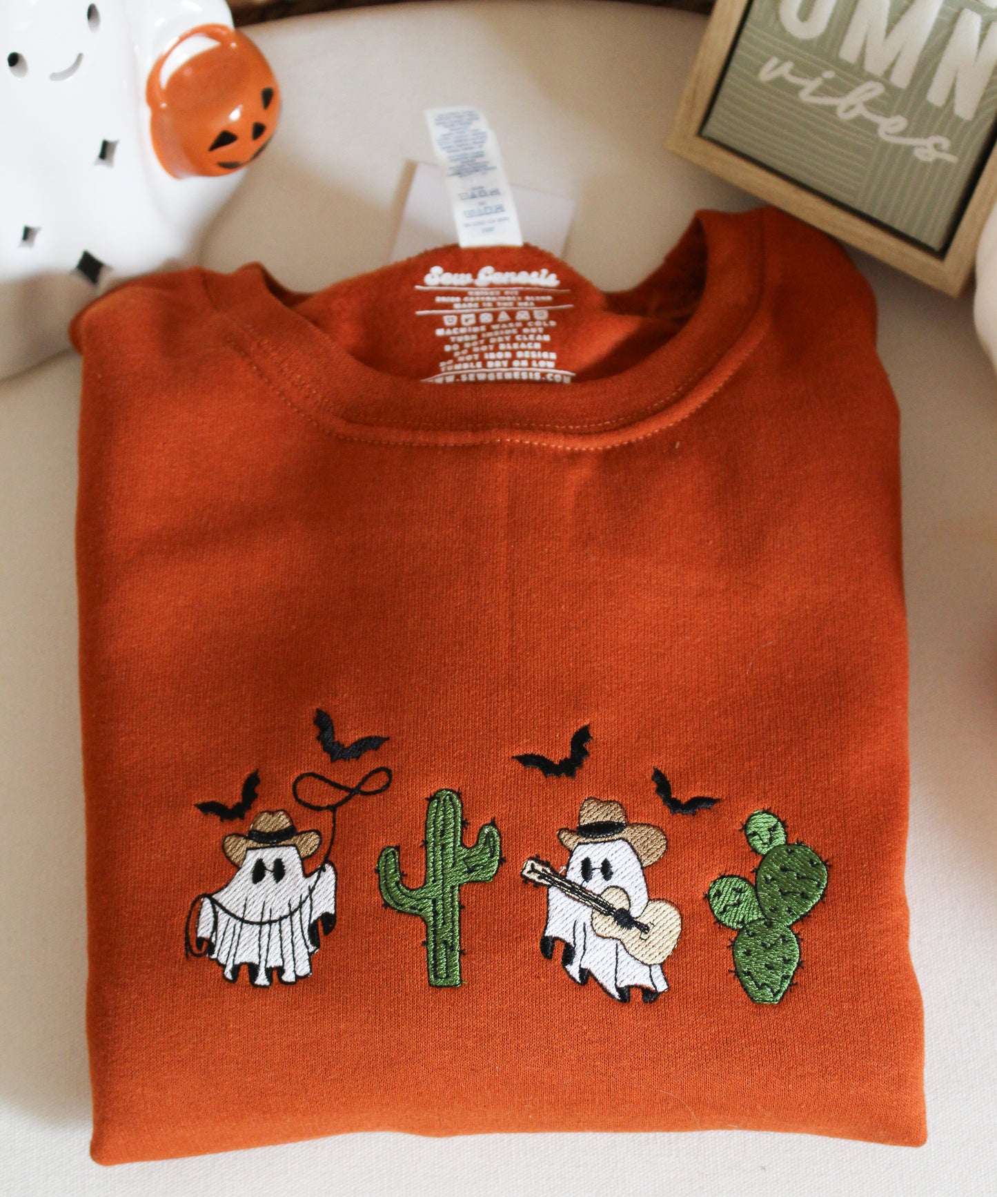 Western Ghosties Embroidered Crewneck