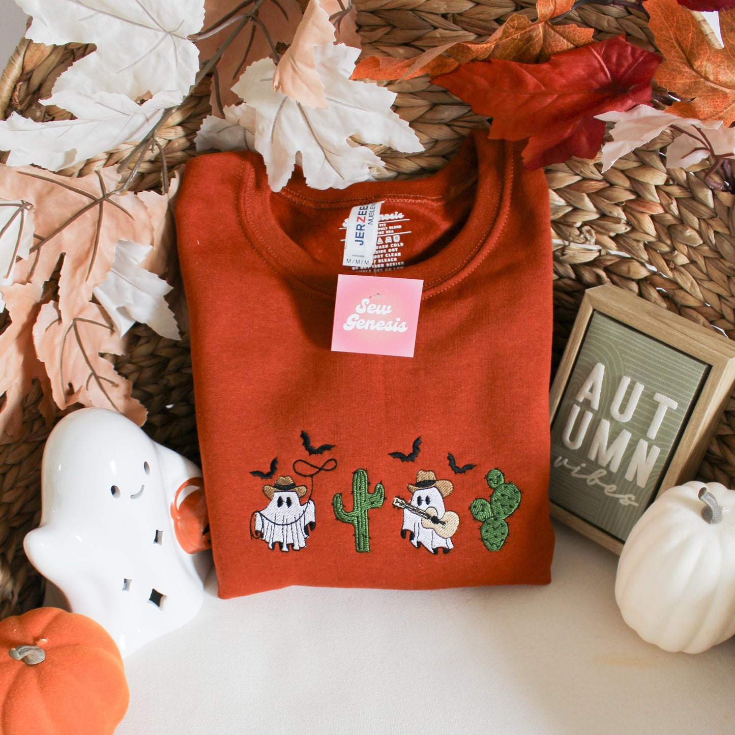 Western Ghosties Embroidered Crewneck