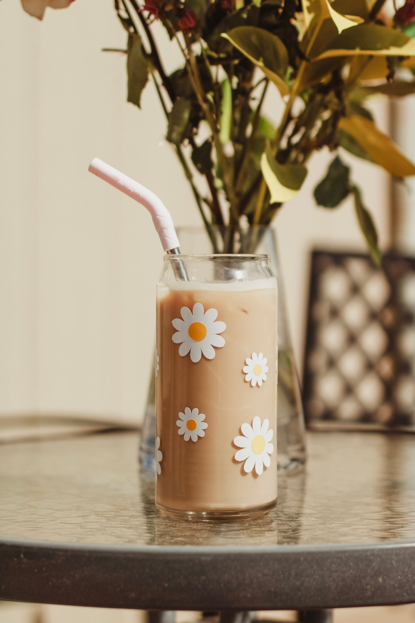 Daisy Glass Cup