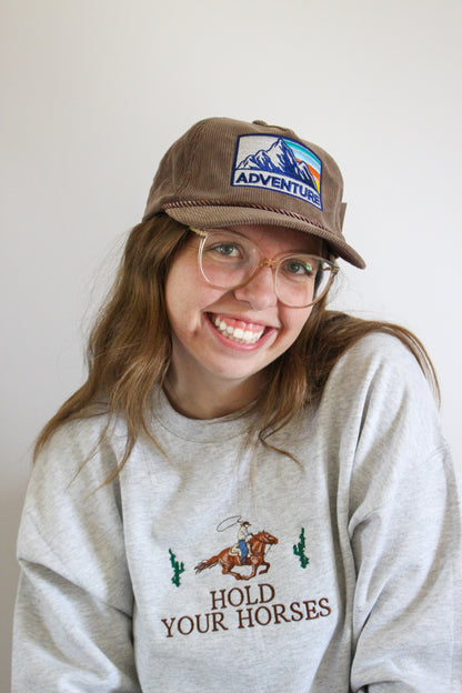 Adventure Patch Corduroy Hat