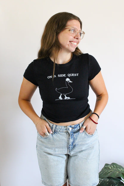 On A Side Quest Baby Tee