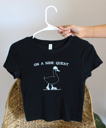 On A Side Quest Baby Tee