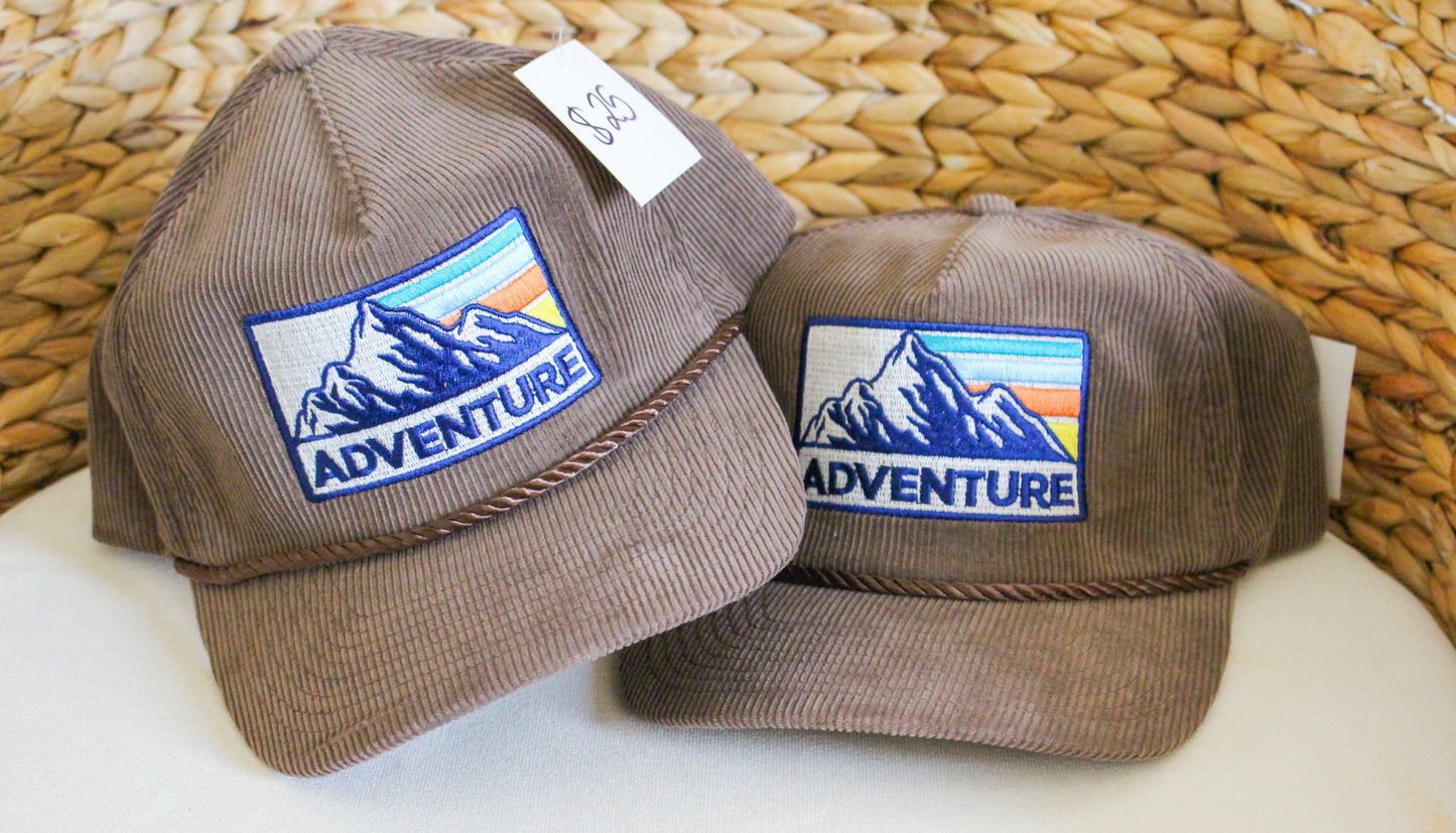 Adventure Patch Corduroy Hat