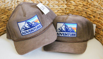 Adventure Patch Corduroy Hat