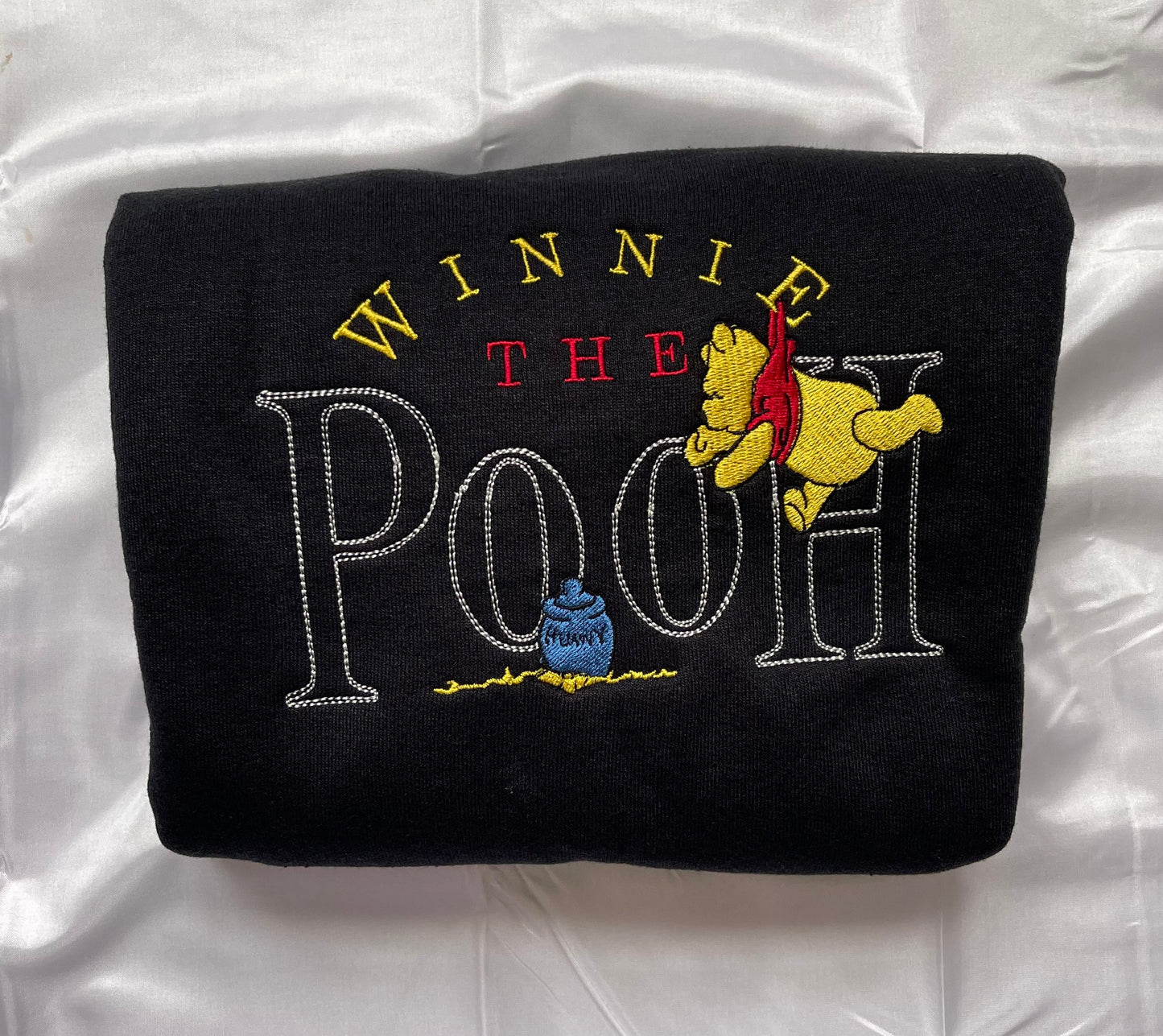 "Winnie The Pooh" Embroidered Crewneck