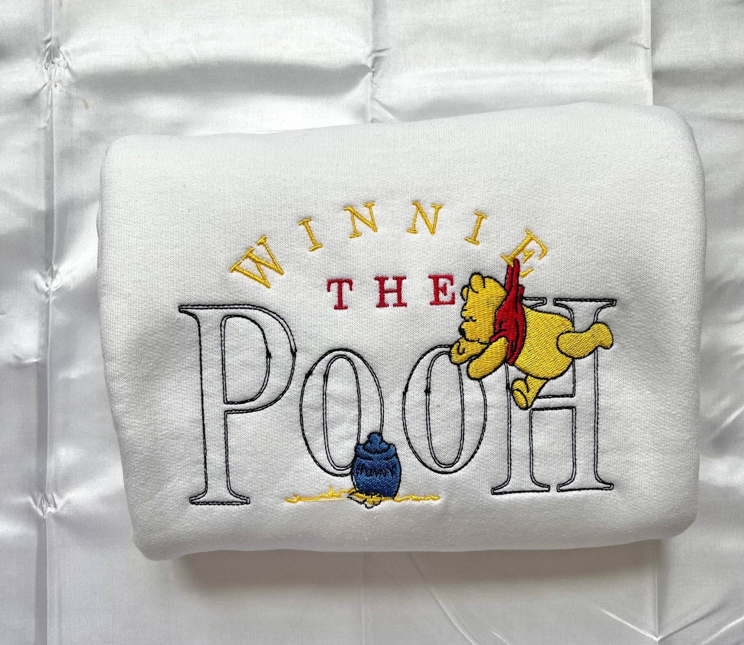 "Winnie The Pooh" Embroidered Crewneck